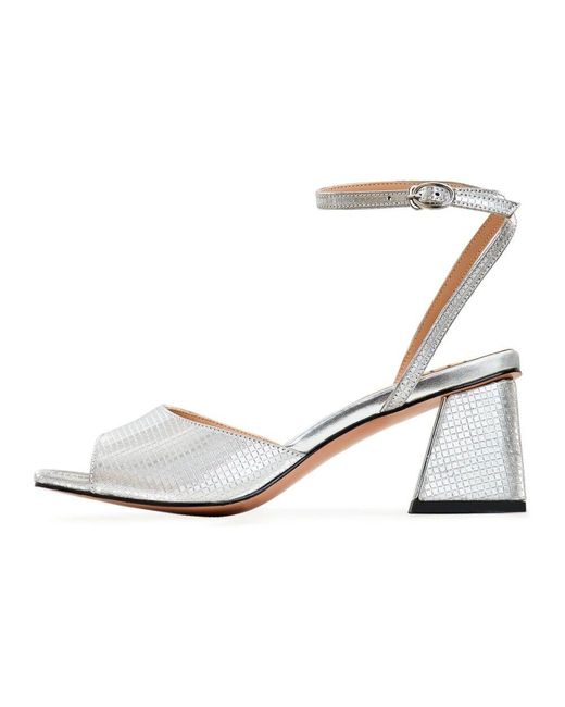 High Heel Sandals CESARE GASPARI en coloris White