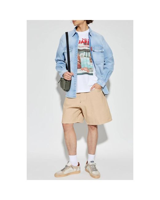 DSquared² Blue Denim Shirts for men