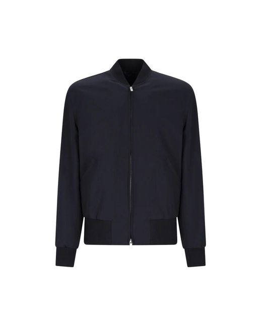 Lardini Blue Bomber Jackets for men