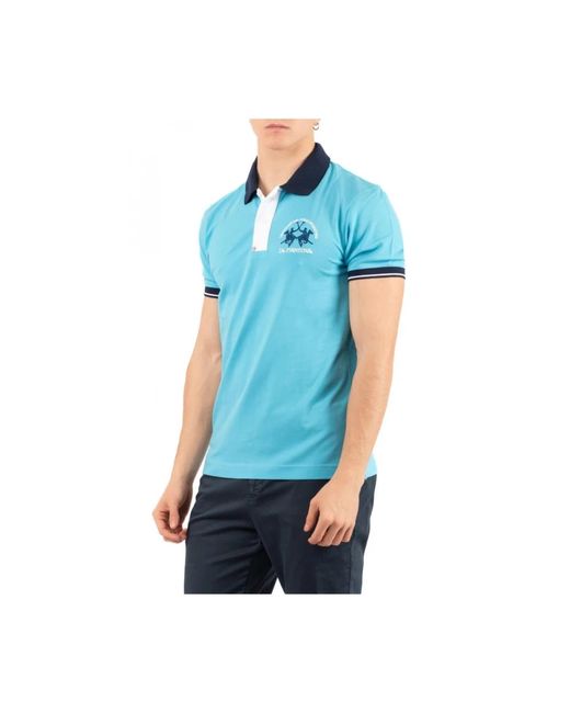 La Martina Stilvolles Poloshirt in Blue für Herren