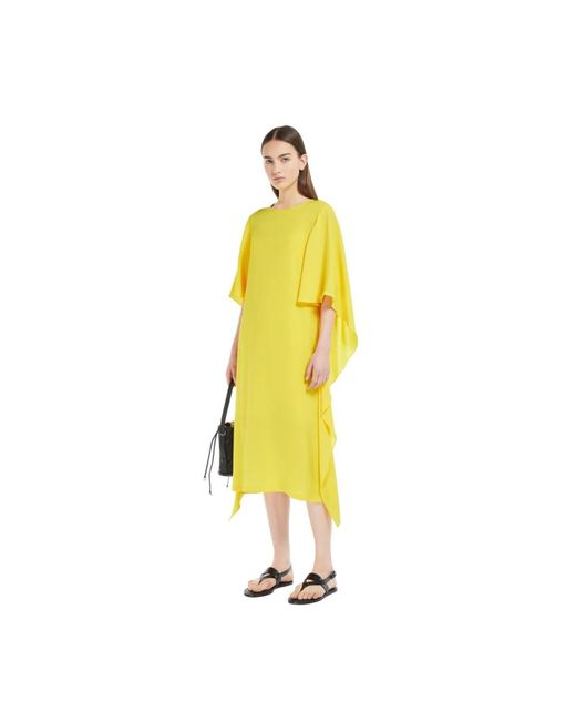 Max Mara Yellow Midi Dresses