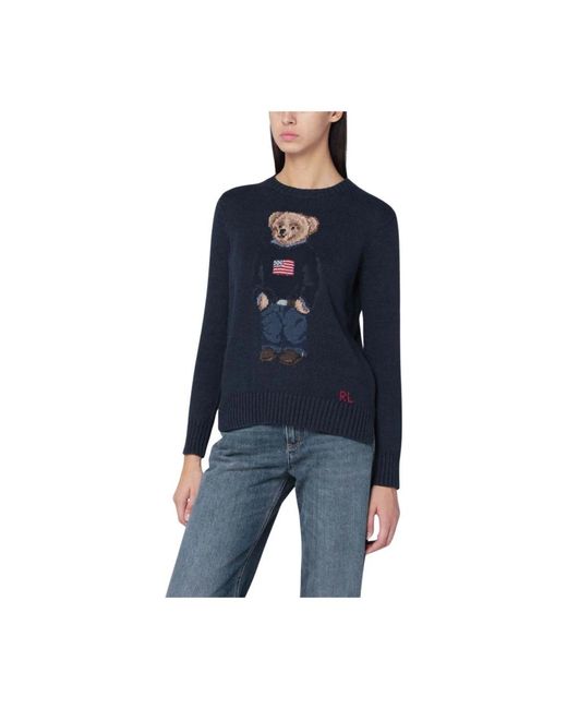Polo Ralph Lauren Blue Round-Neck Knitwear