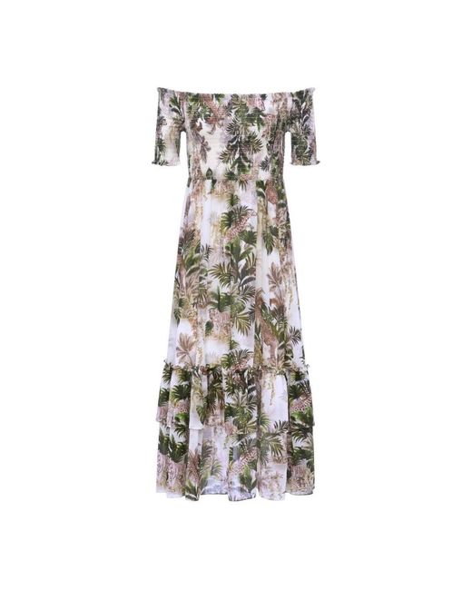 L'Agence Multicolor Maxi Dresses