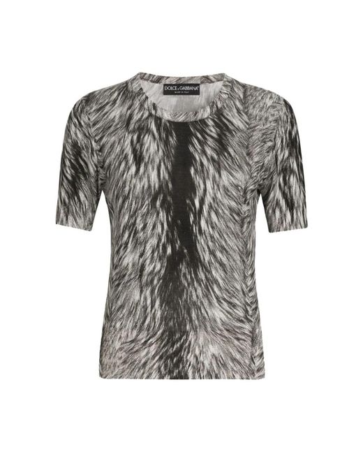 Dolce & Gabbana Gray T-Shirts