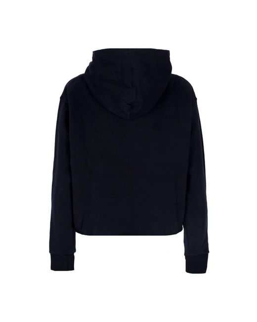 Nike Fitness ,Zwart ,Katoen Essentiële Fleece Hoodie Team 31 Zwart in het Blue voor heren