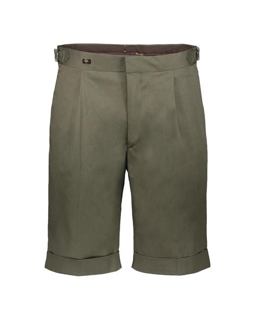 Casual Shorts di Moorer in Green da Uomo