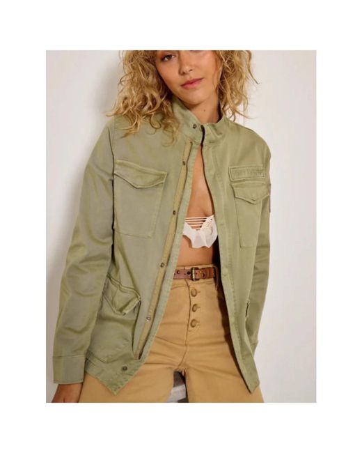 Light Jackets di Five Jeans in Green