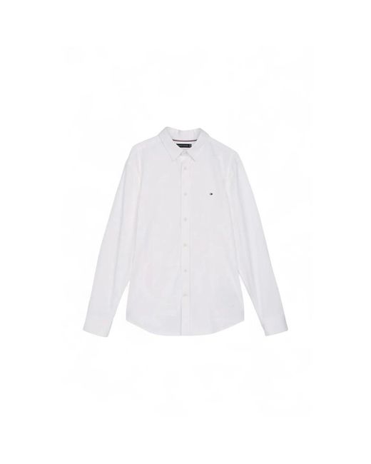 Casual Shirts di Tommy Hilfiger in White da Uomo