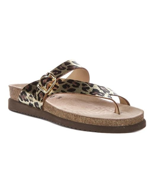 Mephisto Brown Flip Flops