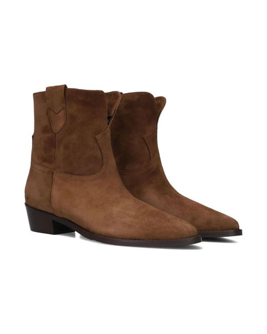 Notre-v Brown Braune Wildleder Stiefeletten
