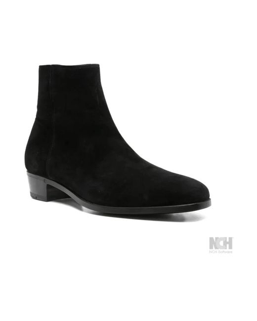 Lardini Black Ankle Boots for men