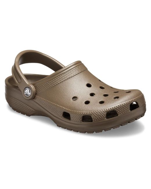 CROCSTM Schoenen ,Bruin Classic Clog in het Brown voor heren