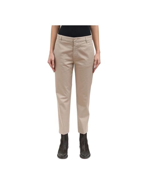 Dondup Gray Cropped Trousers