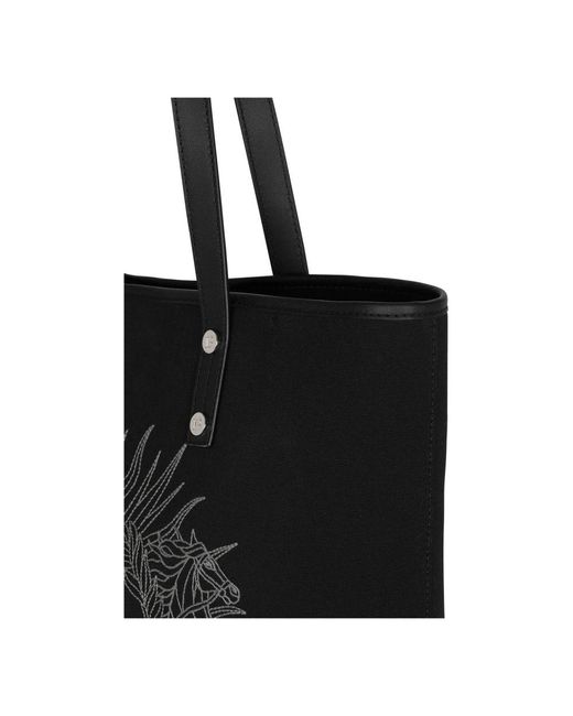 Balmain Cabas-Tasche Varsity aus Monogramm-Canvas und Leder in Black für Herren