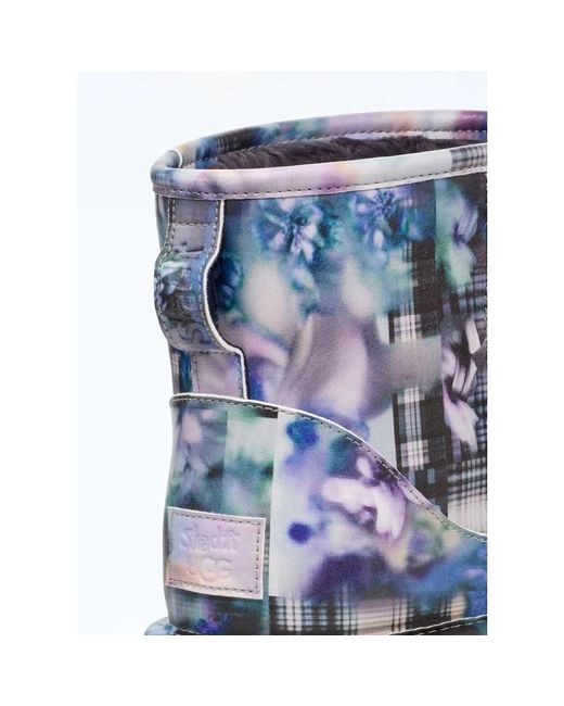 Ugg Blue Mini stiefel mit grafikmuster
