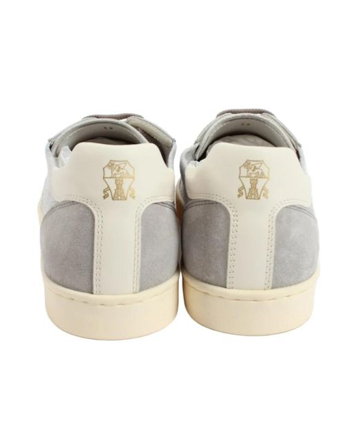 Brunello Cucinelli Gray Sneakers for men