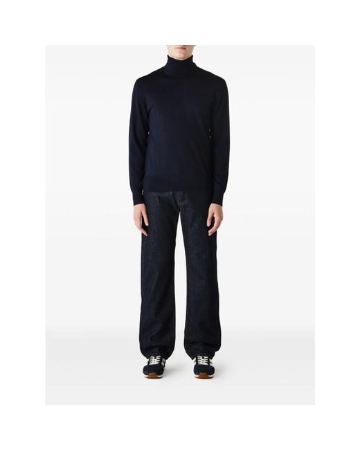 Dries Van Noten Blue Turtlenecks for men