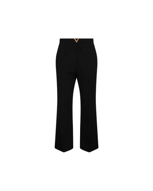 Valentino Garavani Black Slim-Fit Trousers