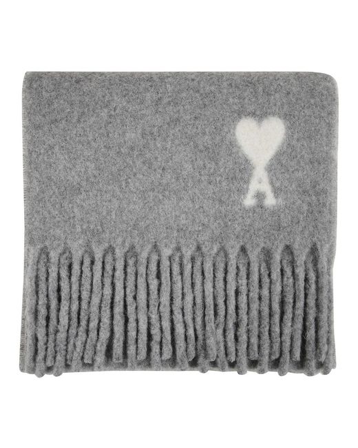 Winter Scarves di AMI in Gray