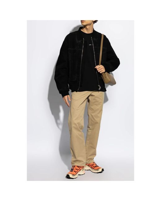 A.P.C. Natural Straight Trousers for men