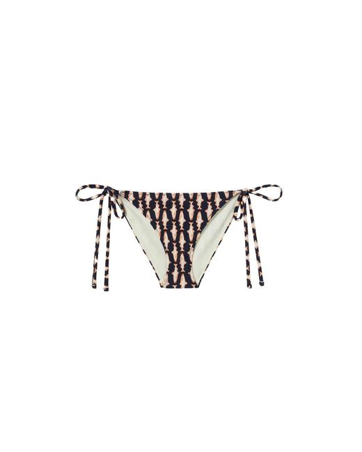 LaDoubleJ Badmode ,Veelkleurig ,String Bikini Bodem in het White