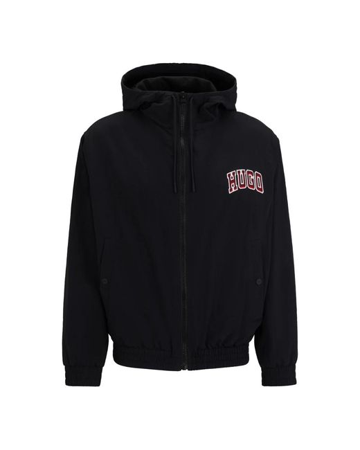 HUGO Benji2421 Jacket in het Black voor heren