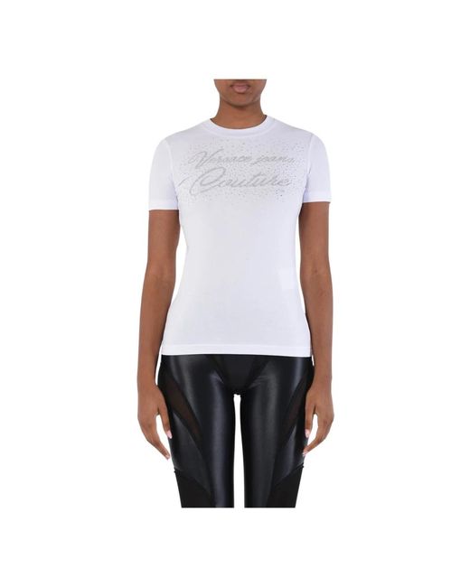 T-shirts Versace de color White