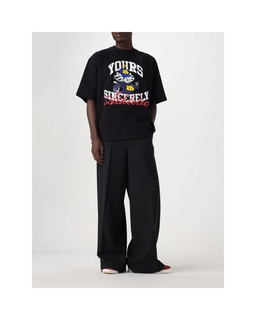 MSGM Black T-Shirts for men