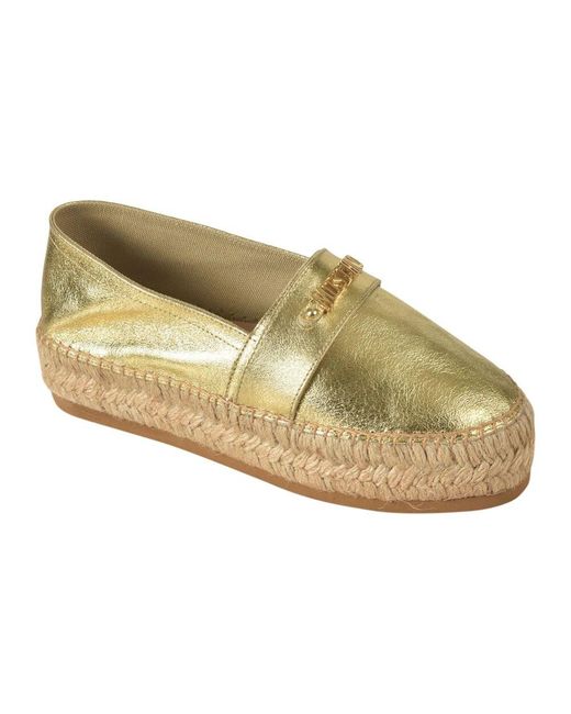 Espadrilles di Moschino in Natural