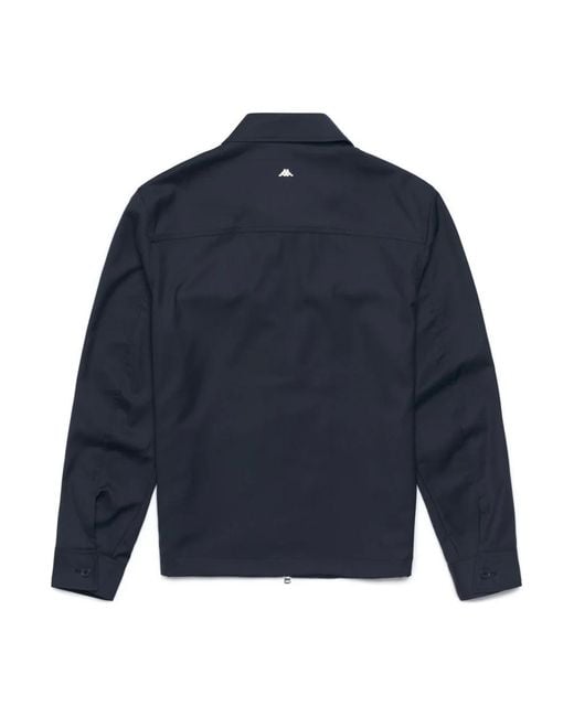 Kappa Jassen ,Blauw ,Katoen Blauwe Marine Overshirt Collectie Regular Fit in het Blue voor heren