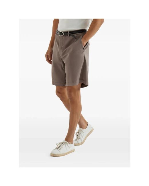 Brunello Cucinelli Gray Casual Shorts for men