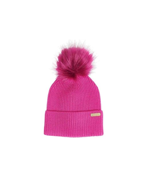 Accessories > hats > beanies Barbour en coloris Pink
