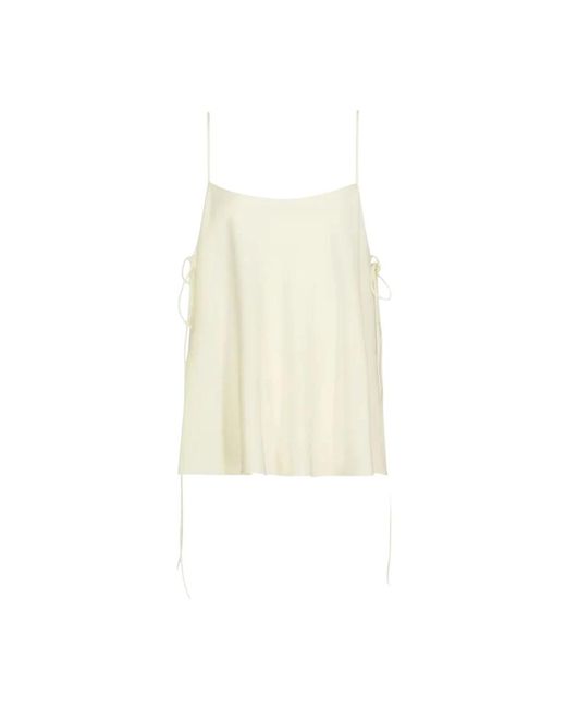 Alaïa Geknoopte Blouse in het White