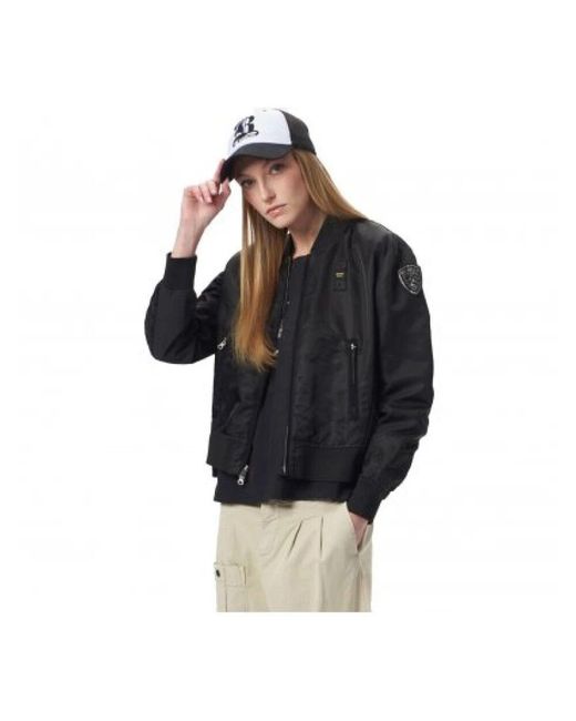 Bomber Jackets di Blauer in Black