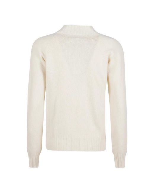 Drumohr White Turtlenecks