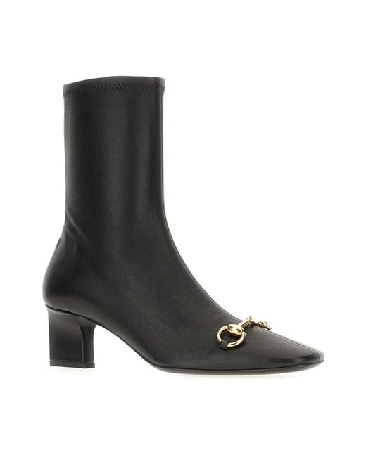 Gucci Black Heeled Boots