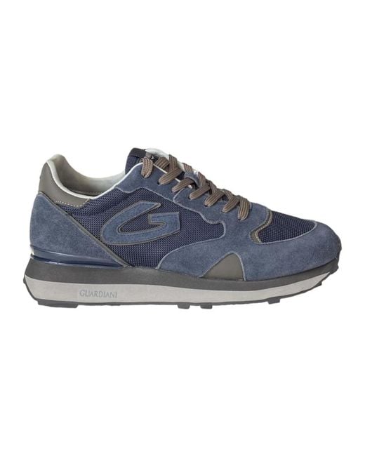 Alberto Guardiani Blue Sneakers for men