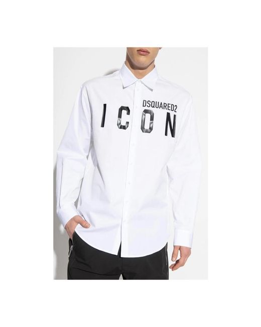 DSquared² White Casual Shirts for men