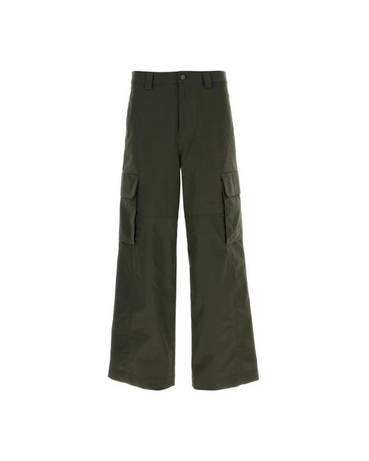 Valentino Garavani Green Wide Trousers for men