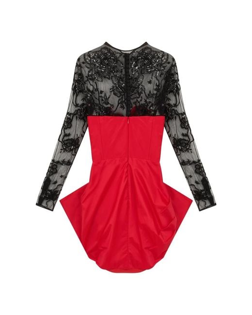 Moschino Red Party Dresses