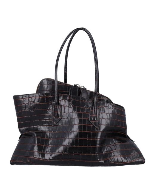 The Attico Black Shoulder Bags