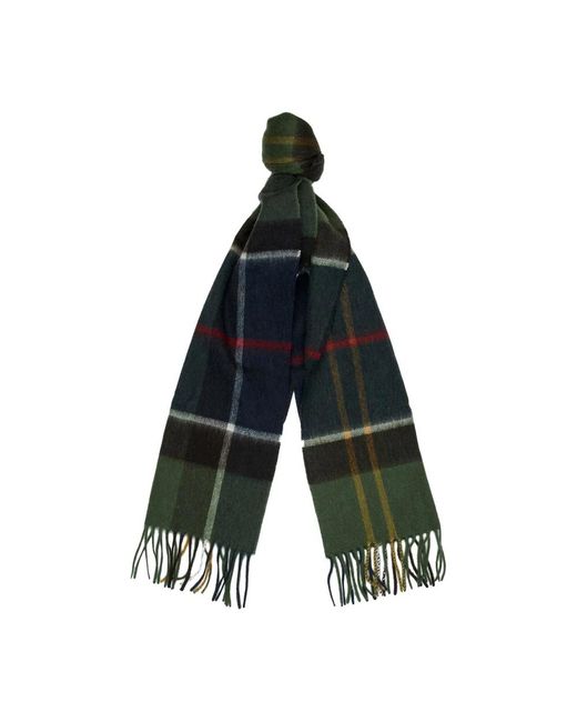 Barbour Green Winter Scarves for men