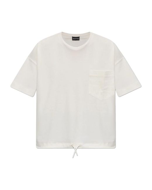 Emporio Armani T-Shirts in het White