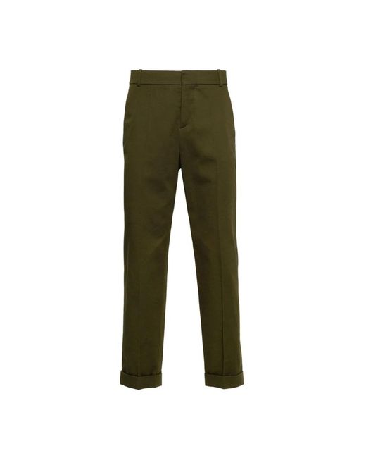 Balmain Green Slim-Fit Trousers for men