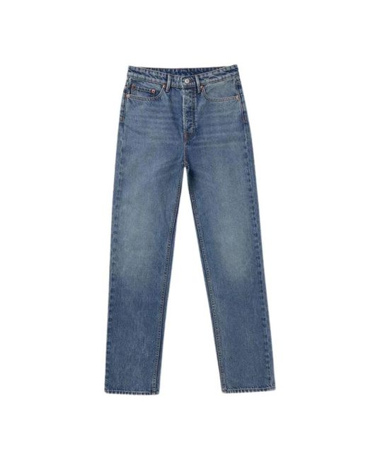 Denham Klassische straight leg jeans in Blue für Herren