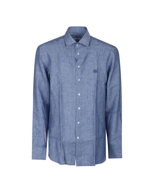 Etro Blue Casual Shirts for men