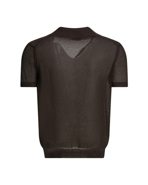 Tom Ford Black V-Neck Knitwear for men
