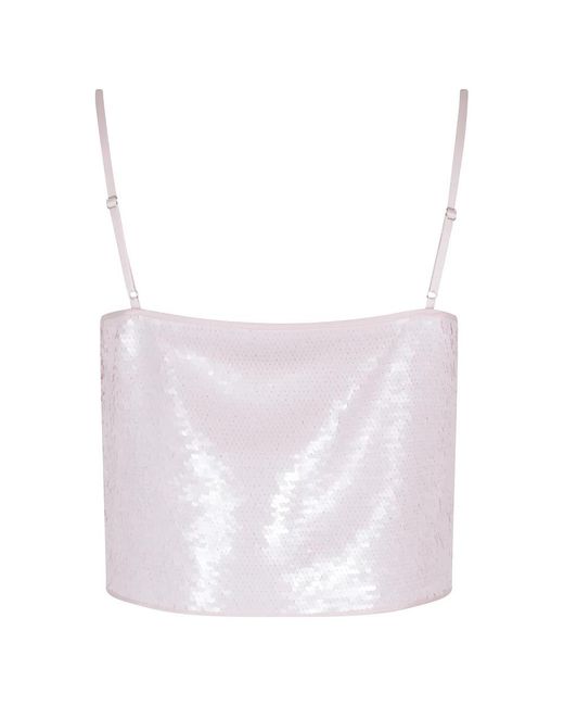 Isabelle Blanche Purple Sleeveless Tops