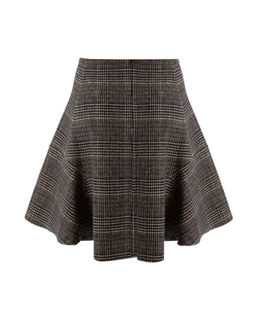 Ermanno Scervino Gray Short Skirts