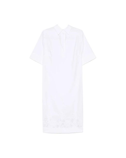 P.A.R.O.S.H. White Midi Dresses